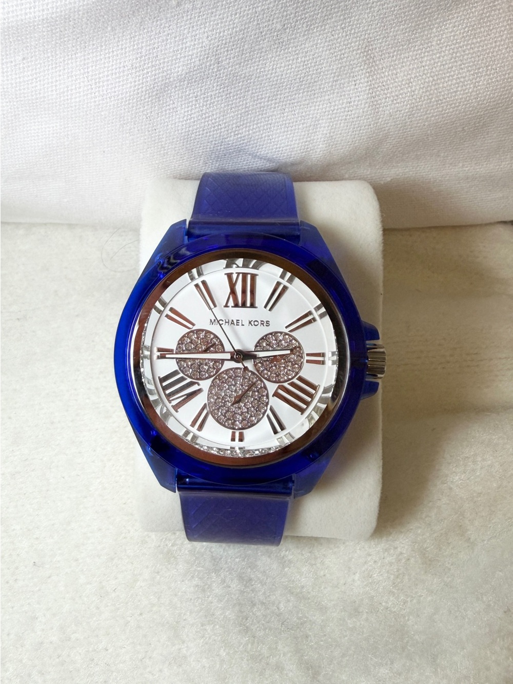 Michael Kors Blue and Green Gradient Resin Strap Watch model MK-6680